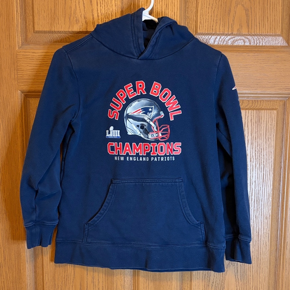 Fanatics Navy Super Bowl Champions Kids Hoodie